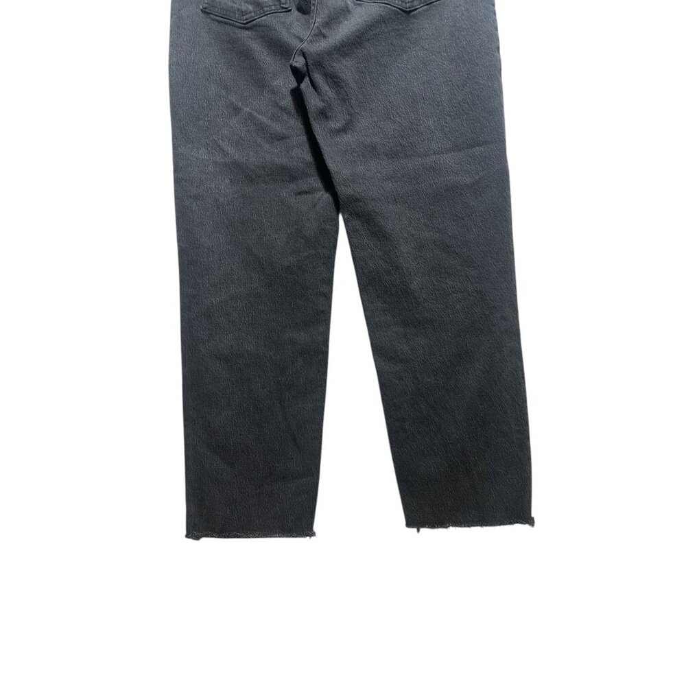 Madewell Perfect Vintage Straight Jeans Womens 28 Black High Rise Classic Casual - Picture 10 of 15